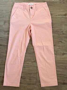 LOFT Coral Slim Chino Pants